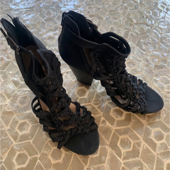 SHOE-DAZZLE 6.5 Elegant Black Women's Heels - Picture 1 of 9